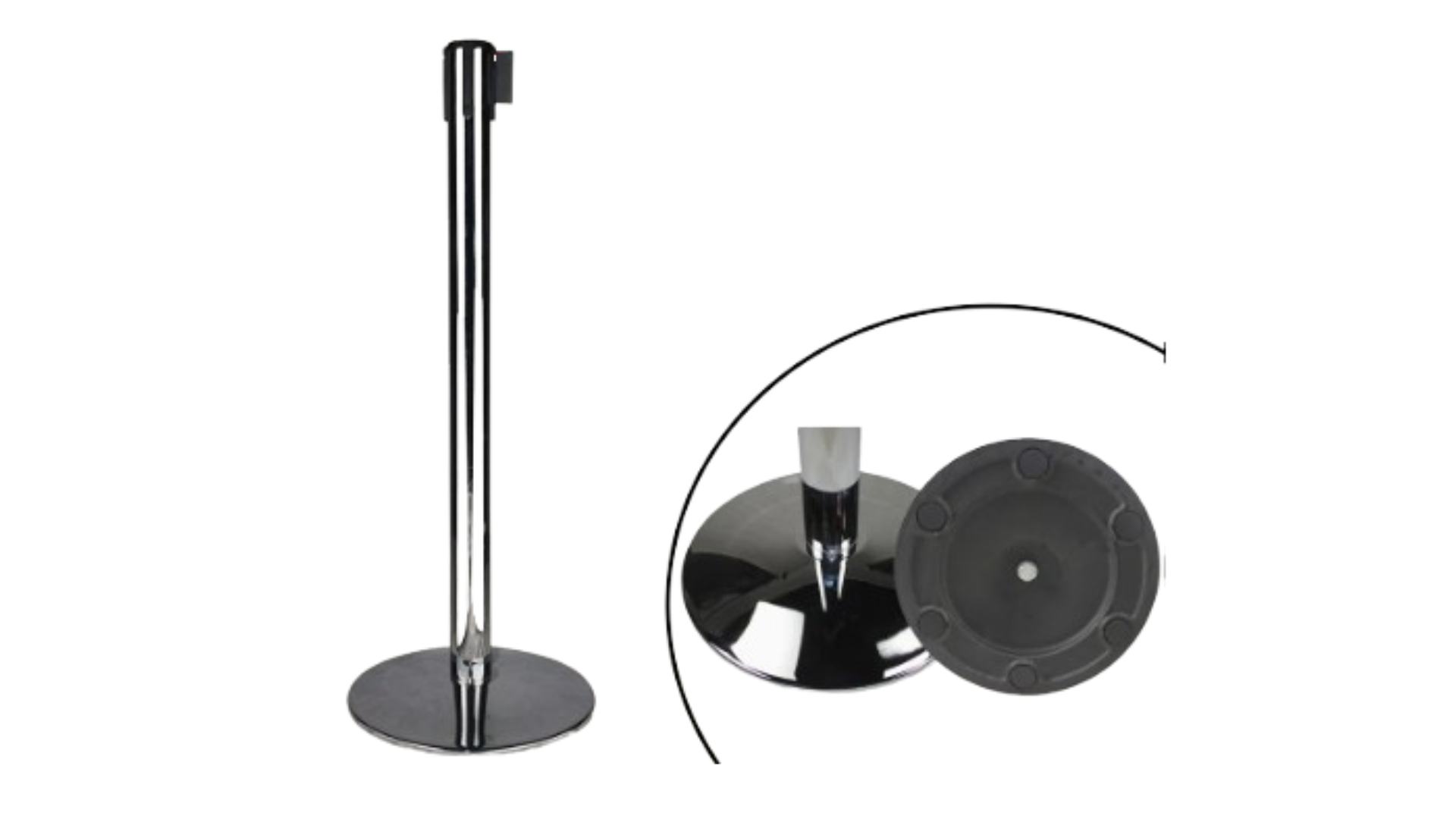 Słupek z taśmą 2,3m/3,6m Versatec FLOW Prime - obrazek 4