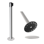 Słupek z taśmą 2,3m/3,6m Versatec FLOW Prime Magnetic