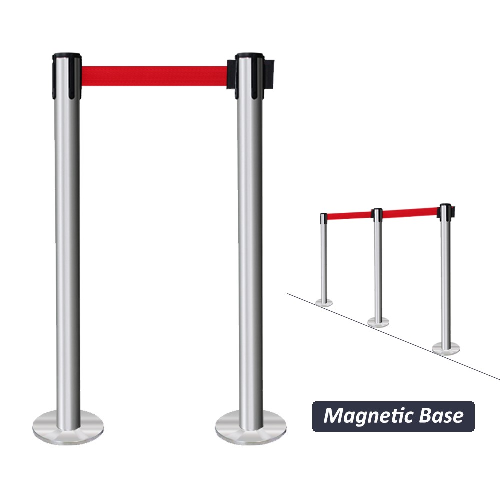 Słupek z taśmą 2,3m/3,6m Versatec FLOW Prime Magnetic - obrazek 3