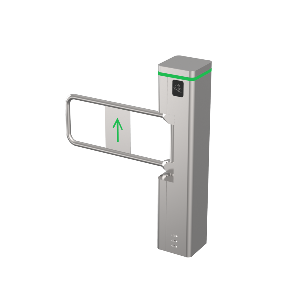 Bramka uchylna na słupku ze stali nierdzewnej Z310