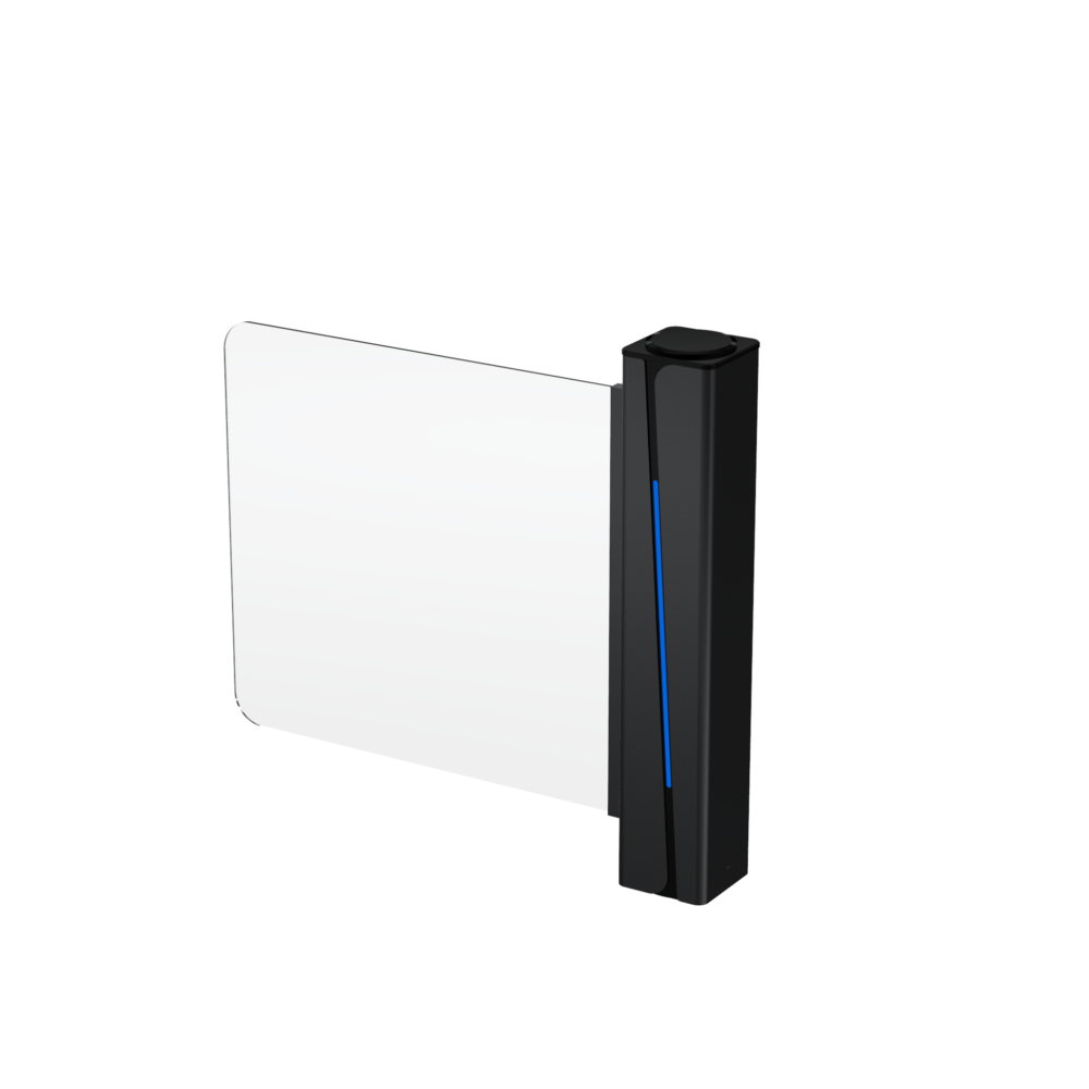 Bramka uchylna na słupku z aluminium Z312