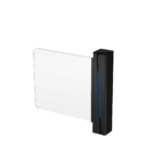 Bramka uchylna na słupku z aluminium Z312