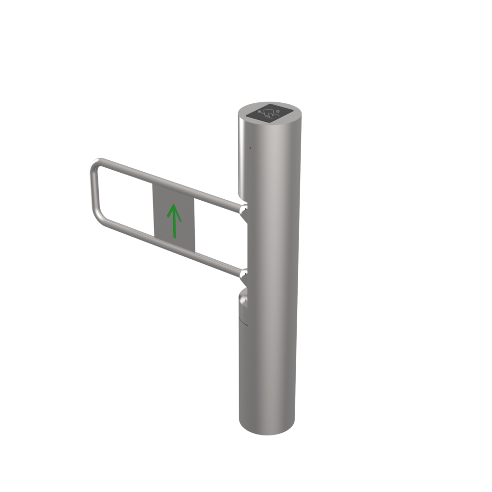 Bramka uchylna na słupku ze stali nierdzewnej Z318
