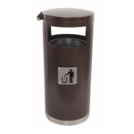 Zewnętrzny Kosz Na Śmieci z Popielnicą 55L