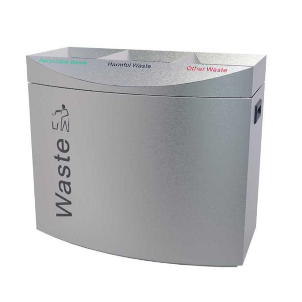 Stacja do segragacji odpadów 3 x 55L