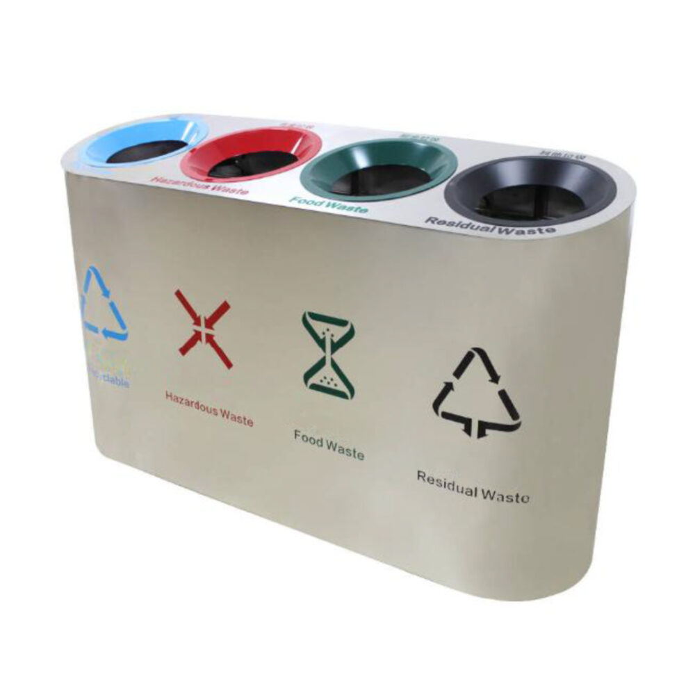 Stacja Do Segregacji Odpadów 2x40L 2x47L